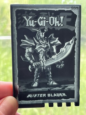 VINTAGE 1996 Kazuki Takahashi Yu-Gi-Oh 3d Effect Card Only Buster Blader-image