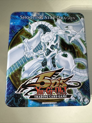 Yugioh 5DS Shooting Star Dragon 2010 Empty Card Collectible Tin-image