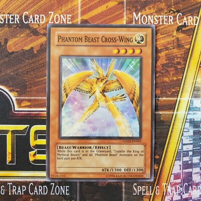 1x Phantom Beast Cross-Wing - Super Rare - GX02-EN001 - MP-image
