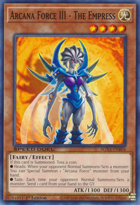 Speed Duel GX: Midterm Destruction #SGX4-ENB04 Arcana Force III-image