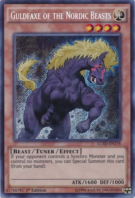 Guldfaxe of the Nordic Beasts - LC5D-EN178 - Secret Rare - 1st Edition Near Mint-image