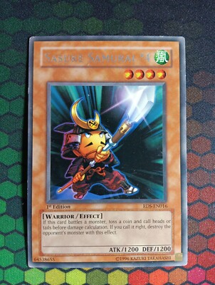 Yugioh Sasuke Samurai #4 RDS-EN016 - Ultimate Rare - 1st Edition-image