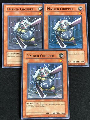 YUGIOH MASKED CHOPPER GX03-EN003 SUPER X3 NM-image