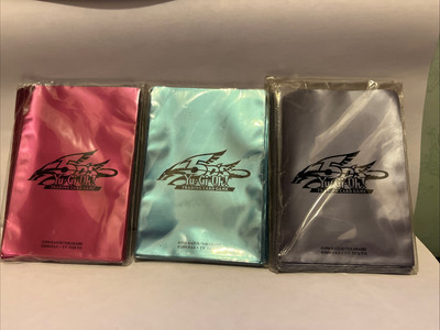 120 YUGIOH  Card Deck Protectors 5Ds Duelist Card Sleeves STILL SEALED-image
