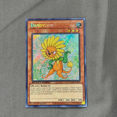Dandylion SGX4-ENA05 Speed Duel GX: Midterm Destruction 1st Edition Secret Rare-image