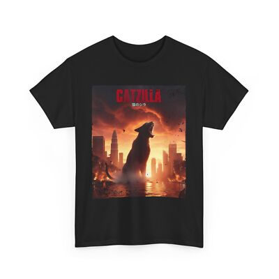 Catzilla T-Shirt for Men & Women – Hilarious Cat Godzilla Hybrid Tee-image
