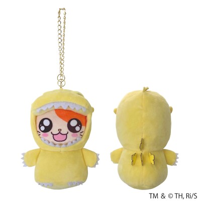 Godzilla Plush Key Chain Godzi ham-kun Yellow Japan NEW-image