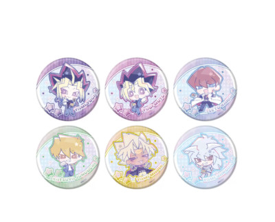 YuGiOh! Sanrio Collabo Can Badge K. Katsuya Y. Yuugi M. Marik H. Seiji Japan-image