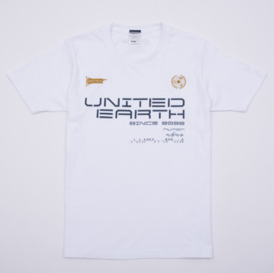 Earth Federation Forces Aratram T-shirt White TOHO Godzilla Store Collection JP-image