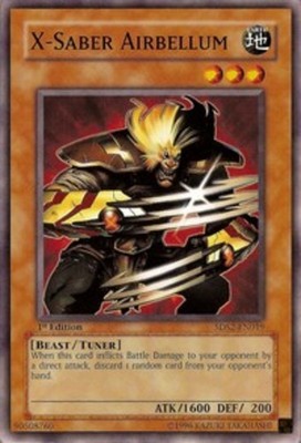 X-Saber Airbellum - 5DS2-EN019 - Common - 1st Edition Moderately Played 5D's Sta-image