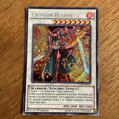 Yu-Gi-Oh! TCG Crimson Blader Legendary Collection 5D's LC5D-EN074 1st Edition-image