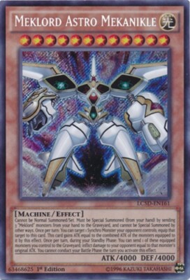 Yugioh! LP Meklord Astro Mekanike - LC5D-EN161 - Secret Rare - 1st Edition Light-image