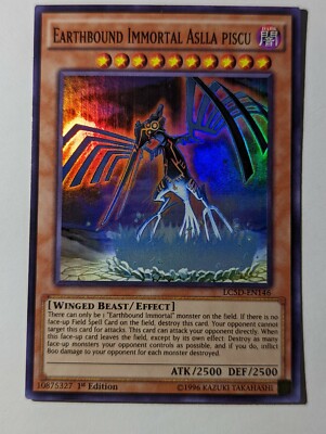 Yugioh Earthbound Immortal Aslla Piscu LC5D-EN146 Super Rare 1st Ed NM/VLP-image