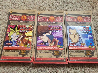 2002 YU-GI-OH McDonald's CD Collection With Bags, Card Packs, CD, And Card List!-image