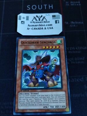  QUICKDRAW SYNCHRON - 1ST ED COMMON NM/VLP 5DS3-EN018 - YUGIOH A+ STORE -image
