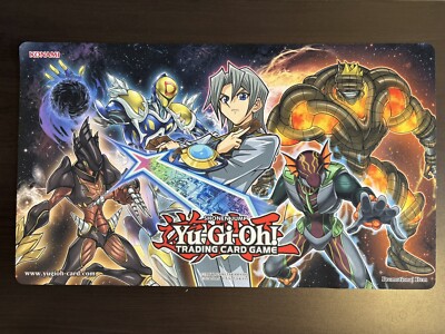 NEW RARE Yu-Gi-Oh Aster Phoenix 2017 Win a Mat Playmat SIGNED BY VA OLLIE WYMAN-image