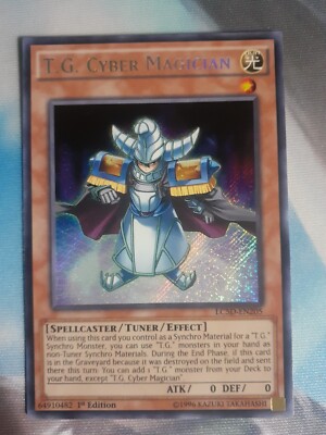 Yugioh  T.G. Cyber Magician - Secret Rare - 1st Ed - LC5D NM-image
