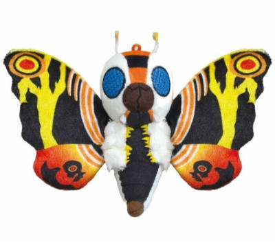 Godzilla PlayCharm Mothra Mini Plush Mascot for Smartphone Bandai Japan 2024-image
