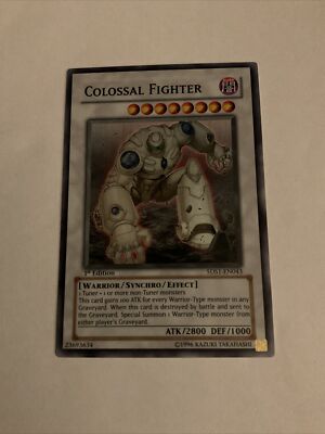 Yu-Gi-Oh! TCG Colossal Fighter 5D's Starter Deck 5DS1-EN043 1st Edition SR NM-image