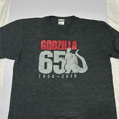 Godzilla 65th Anniversary Graphic T-Shirt Men Size XL-image