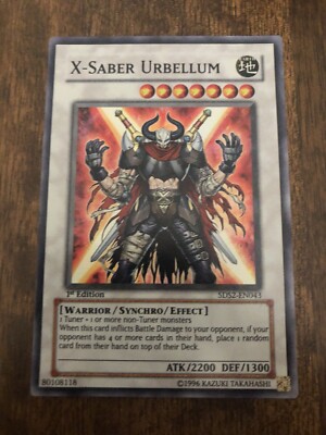 Yu-Gi-Oh! TCG X-Saber Urbellum 5D's Starter Deck 2009 5DS2-EN043 1st Edition-image