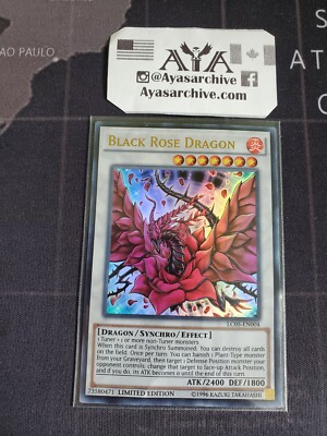  Black Rose Dragon - LC05-EN004 - Ultra Rare - Limited Edition NM  - YUGIOH -image