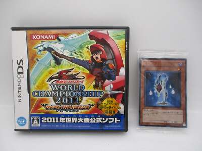 Yu-Gi-Oh 5D’s WORLD CHAMPIONSHIP 2011 w/3 Trading Card Nintendo DS Japan import-image