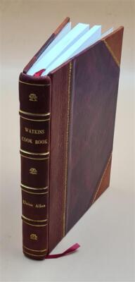 Watkins Cook Book / By Elaine Allen. 1948 By Allen, Elaine. [Leather Bound]-image