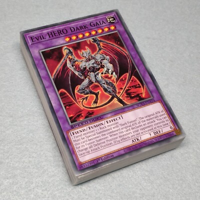 Yugioh GX Supreme King Jaden 44 Card Deck Elemental Evil HERO Dark Gaia NM-image
