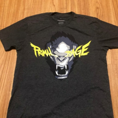Vintage PRIMAL RAGE atari t-shirt L snes PLAYSTATION king kong GODZILLA ps5 SEGA-image