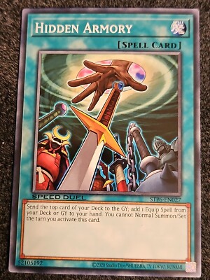 Hidden Armory Common Speed Duel Tournament Pack 6 OTS STP6-EN027 NM-image