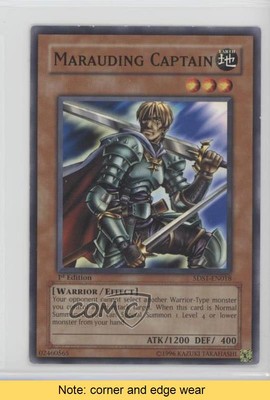 2008 Yu-Gi-Oh! 5D's Starter Deck 1st Edition Marauding Captain READ 0c6-image