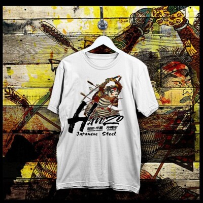 Samurai T-Shirt Bushido Code Ronin Hanzo Warrior Japanese Kanji Edo Tee S-2XL-image