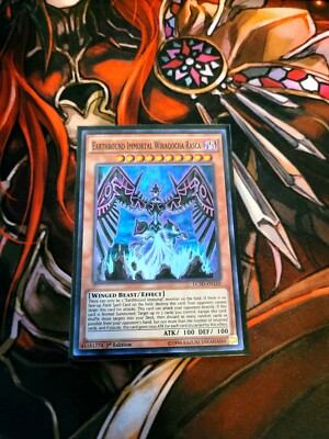 YUGIOH TCG EARTHBOUND IMMORTAL WIRAQOCHA RASCA LC5D-EN150 SUPER 1ST EDITION -image