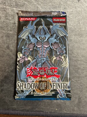 HOBBY Shadow Of Infinity SOI 1st Edition Booster Card Pack Sealed Yu-Gi-Oh! 2006-image