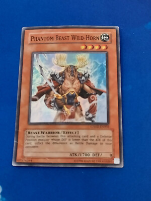 Phantom Beast Wild-Horn GX02-EN002 - Yugioh Yu Gi Oh! Holo Foil Super Rare-image