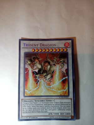 Yu-Gi-Oh! - Trident Dragion - Secret Rare - LC5D-EN237 1st Edition - NM-image