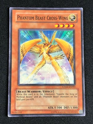 YUGIOH PHANTOM BEAST CROSS-WING GX02-EN001 SUPER LP-image
