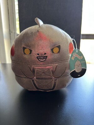 Godzilla Squishmallow 8” NEW MECHAGODZILLA Silver Plush Shiny Gray Metallic -image