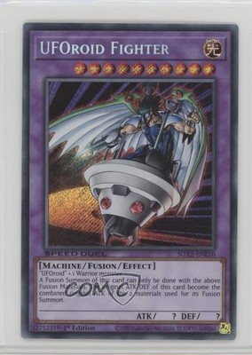 2022 Yu-Gi-Oh! Speed Duel GX: Midterm Paradox 1st Edition UFOroid Fighter 06e0-image