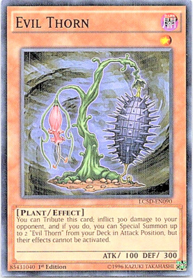 Evil Thorn LC5D-EN090 Yu-Gi-Oh! Light Play 1st Edition-image
