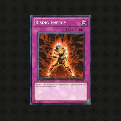 1996 Yu-Gi-Oh! 1st Edition Rising Energy 5DS3-EN037 Common Card-image