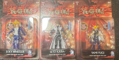 Phatmojo Yu-Gi-Oh! Action figure SET 3 figures Series 1 Joey,Yami,Seto-image