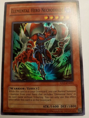 YuGiOh Elemental Hero Necroshade - GX1-EN001 - Super Rare -image