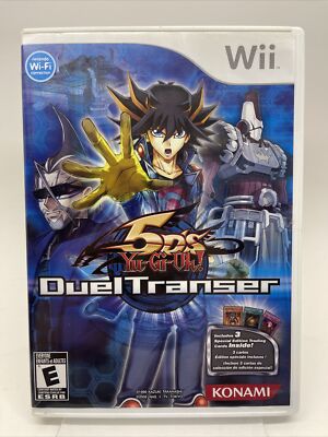 Yu-Gi-Oh 5D's Duel Transer (Nintendo Wii, 2010) Manual Include Tested No Cards-image