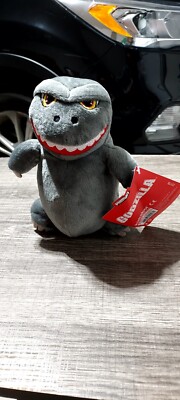 Kidrobot Phunny Plush Godzilla Monster Stuffed Animal Gray 7