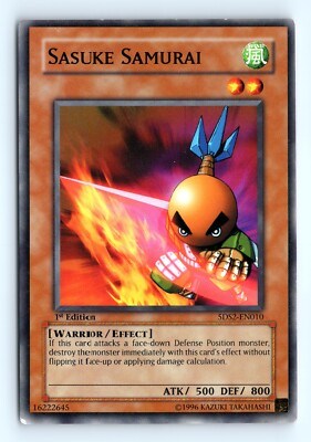 Yu-Gi-Uh Sasuke Samurai #5DS2-EN010 5D's Starter Deck 2009 tcg LP-image