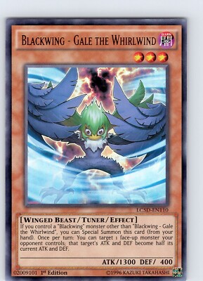 Yu-Gi-Oh TCG Blackwing - Gale The Whirlwind LC5D-EN110 1st Edition Ultra Rare NM-image