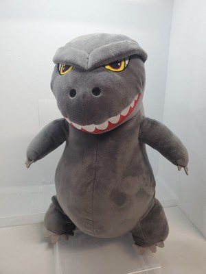 *Rare* Neca Kidrobot Godzilla Hug Me 16 Inch Shake Action Plush Figure Tested-image