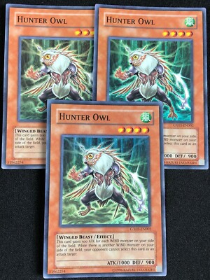 YUGIOH HUNTER OWL GX03-EN002 SUPER X3 (NM)-image